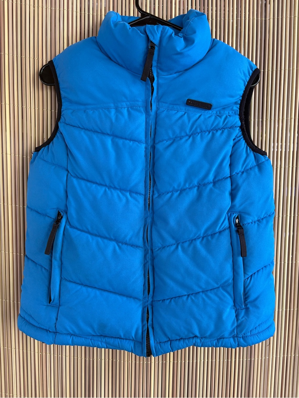 Caterpillar Bright Blue Kids Puffer Vest Size S